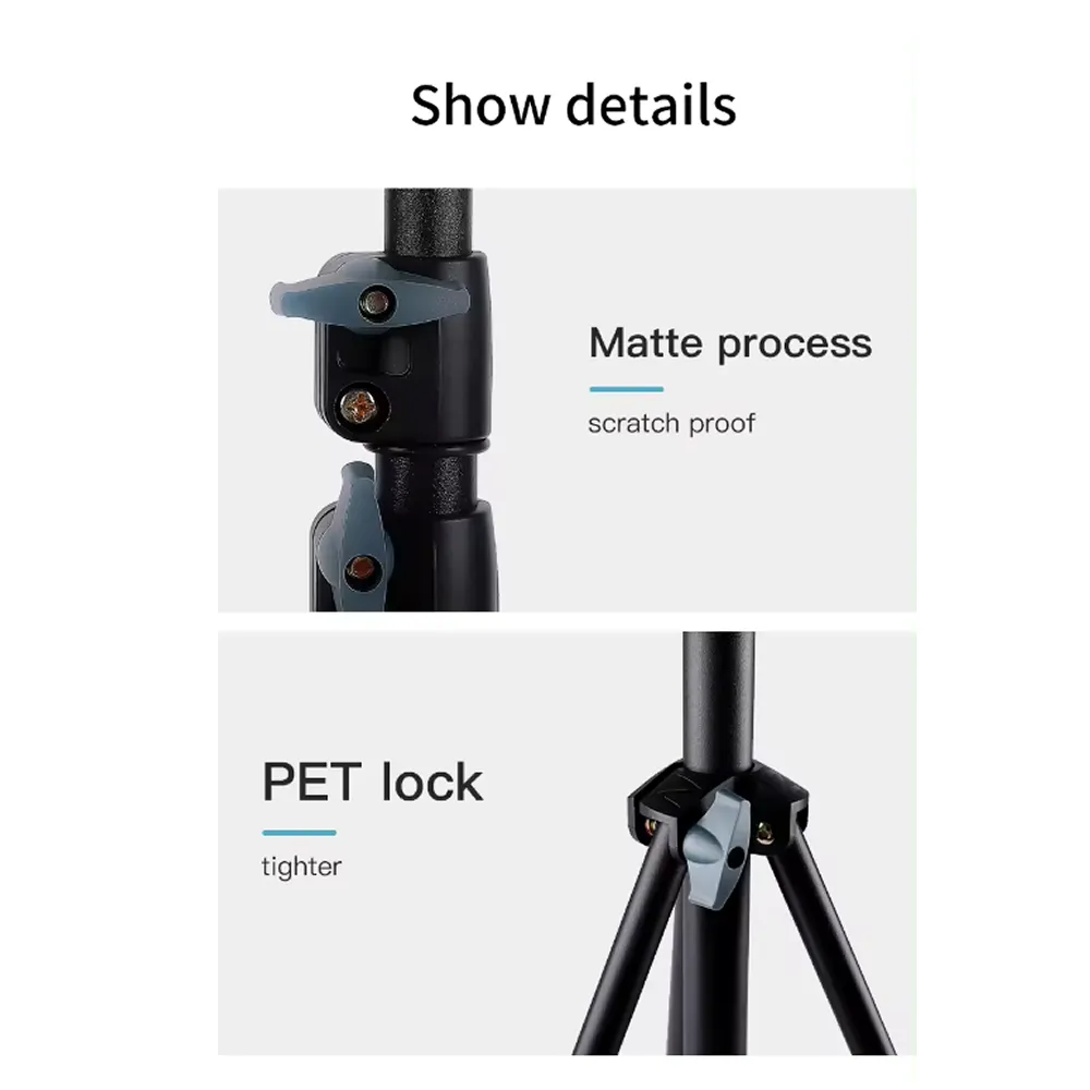 Sturdy Aluminium Alloy Light Tripod Stand-8806