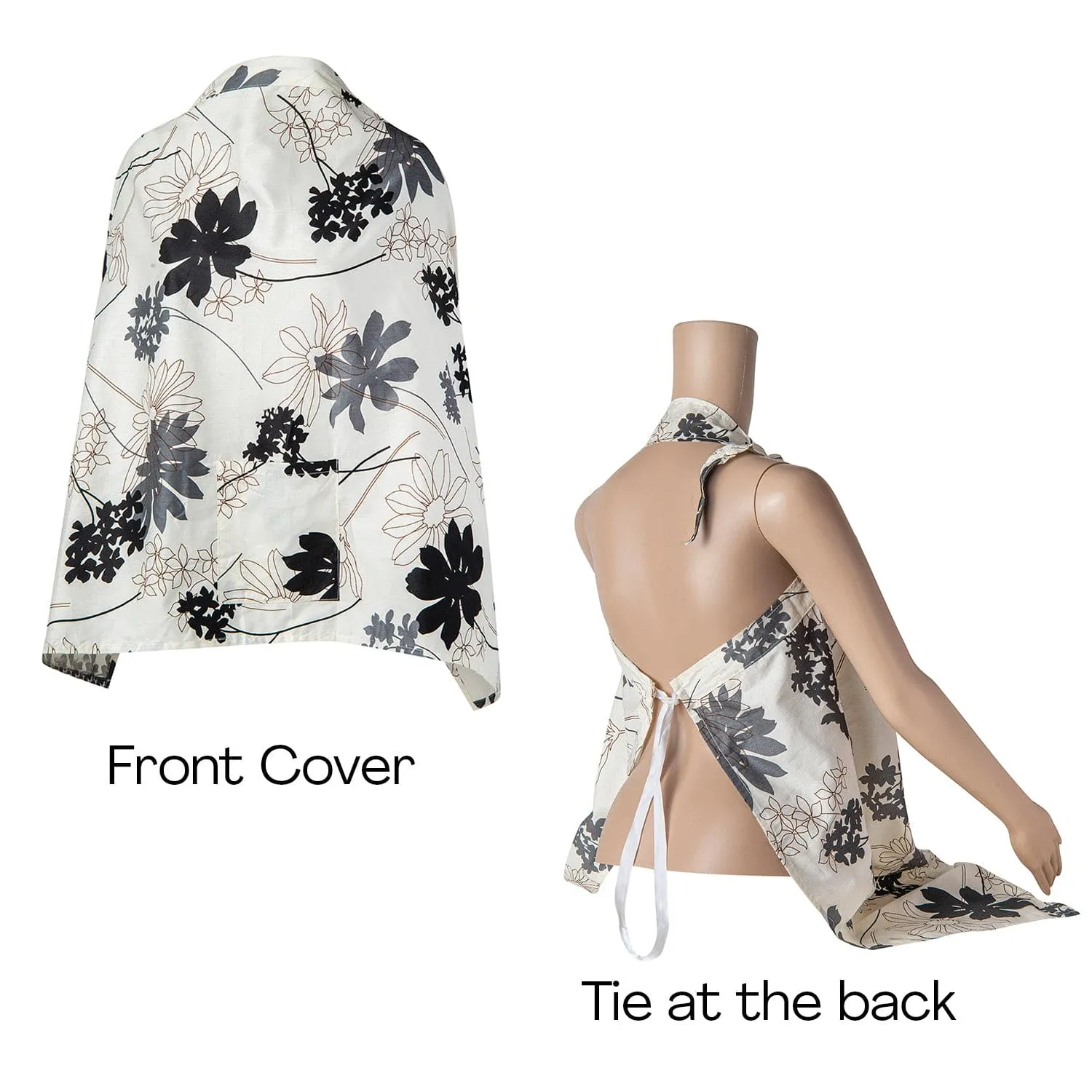 Sunflower Cotton Breastfeeding Infant Nursing Cover Cream