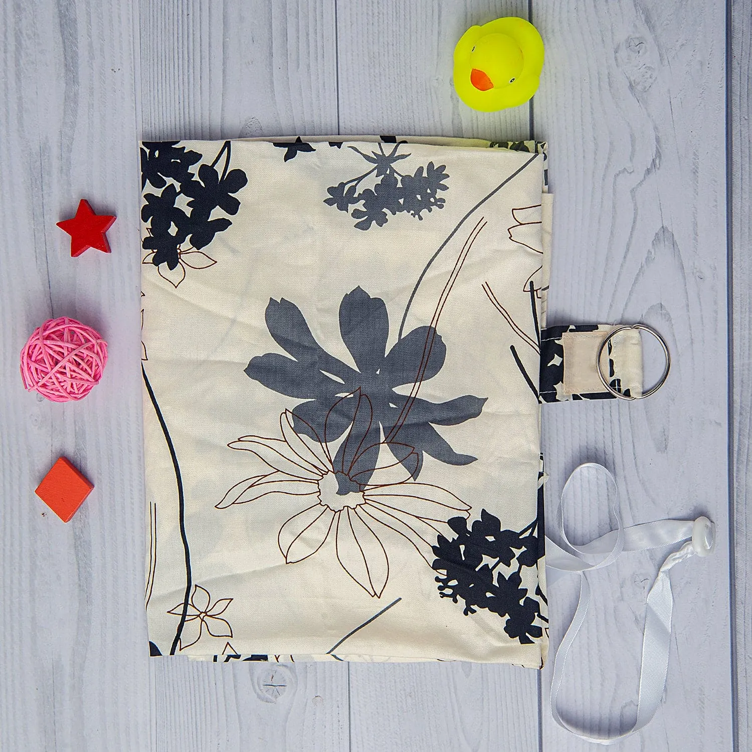 Sunflower Cotton Breastfeeding Infant Nursing Cover Cream