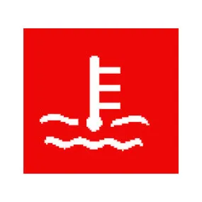Switch Lens Top Red Water Temperature Warning Pk1