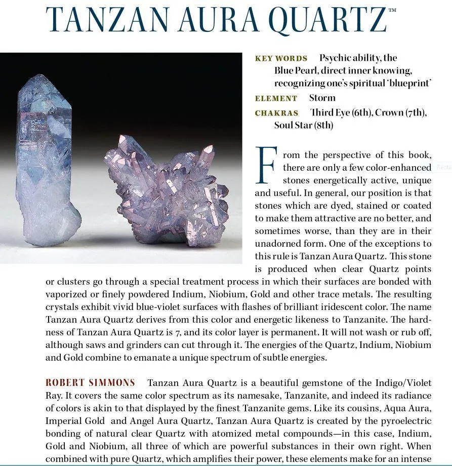 Tanzine Aura Star of David Vogel Crystal Pendant 14k
