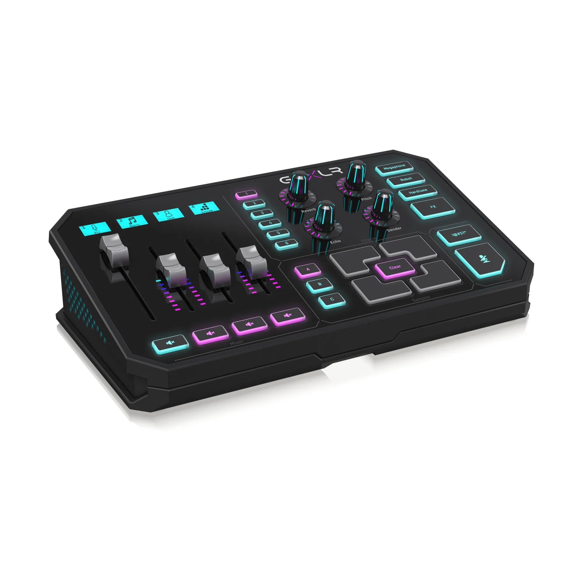 TC-Helicon GO XLR 4-channel USB Streaming Mixer with Voice FX and Sampler