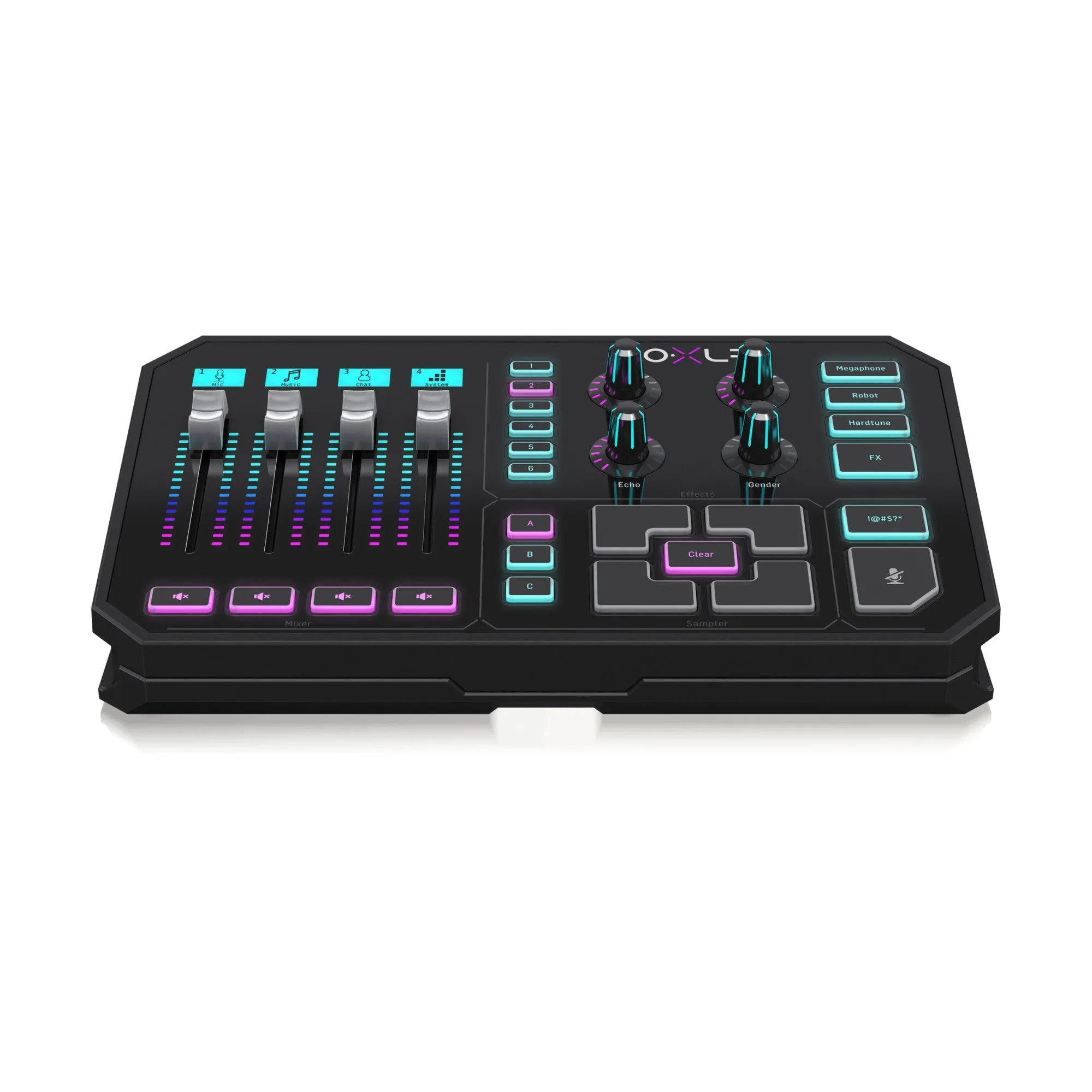 TC-Helicon GO XLR 4-channel USB Streaming Mixer with Voice FX and Sampler
