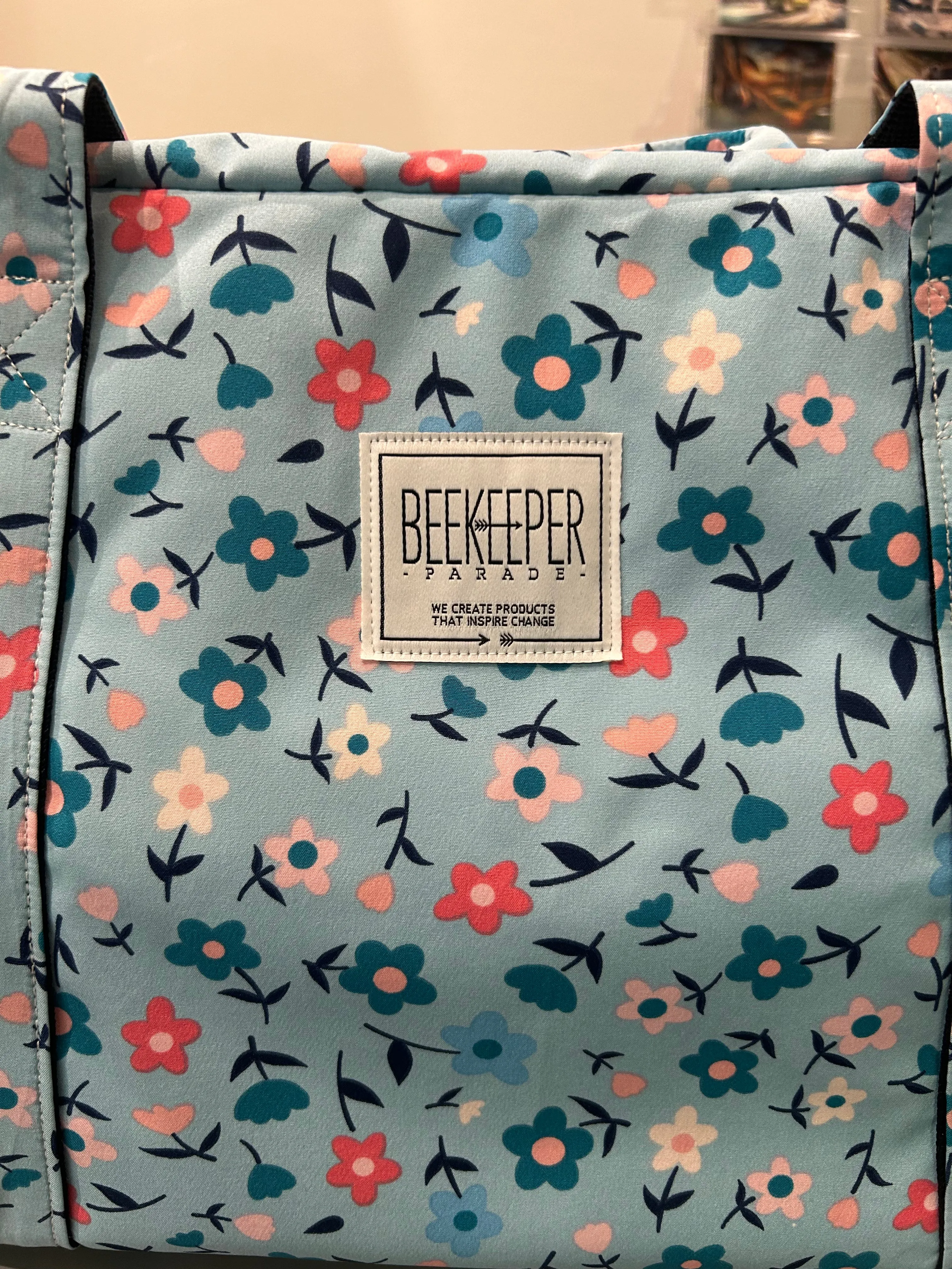 The Flying Flowers 💙 Large BeeKeeper Weekender (Masterpiece)