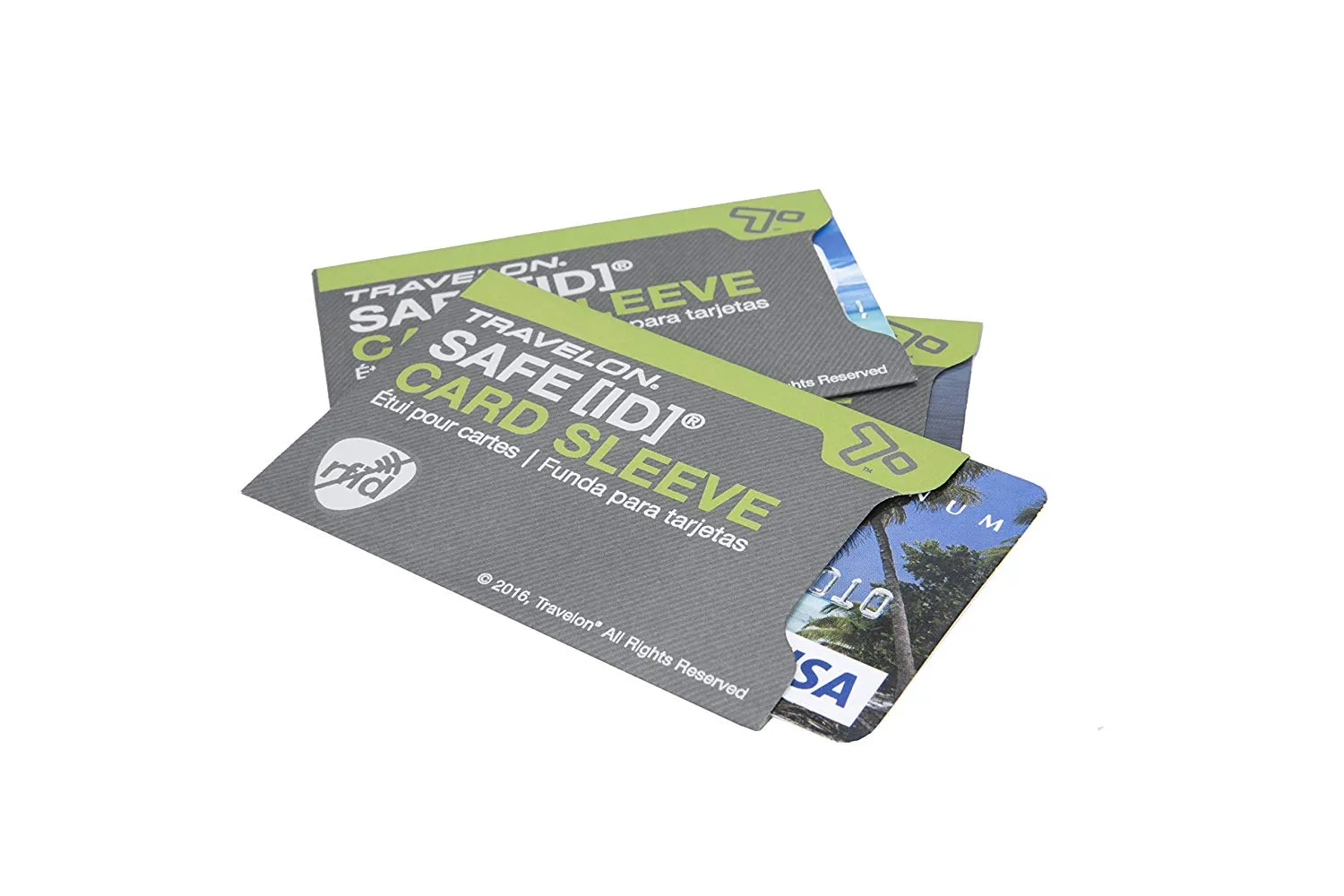 Travelon - RFID Credit Card Sleeves (3-Pack)