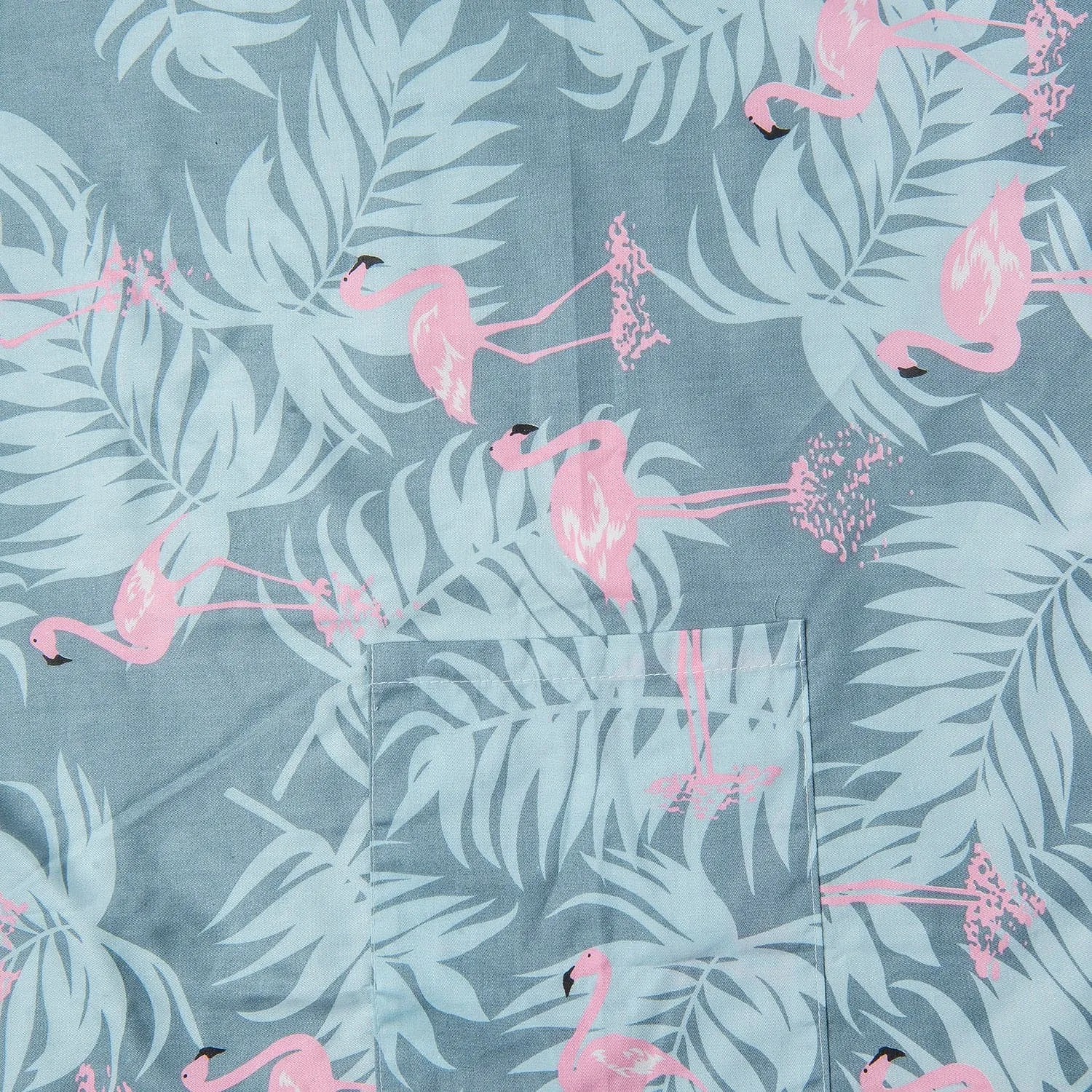 Tropical Cotton Breastfeeding Infant Nursing Cover Grey