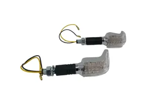 Turn Signal Set (2) Speed, LED Long Stem - Chrome - Highway Hawk H68-596