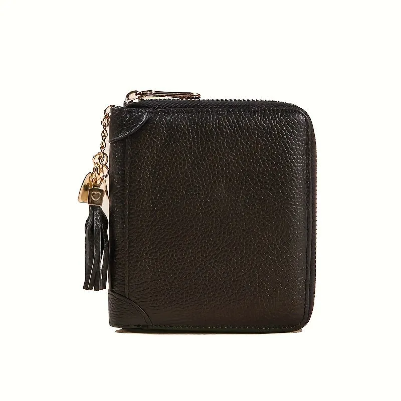 Uakiss 1pc Womens Coin Purse Credit Card Holder Wallet Zip Card Case RFID Blocking