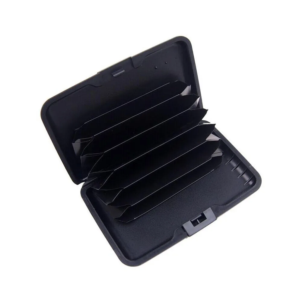 US Aluminum RFID Blocking Credit Card Holder Men & Women Stylish Travel Wallet