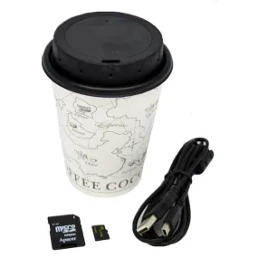 WiFi Coffee Cup Lid DVR