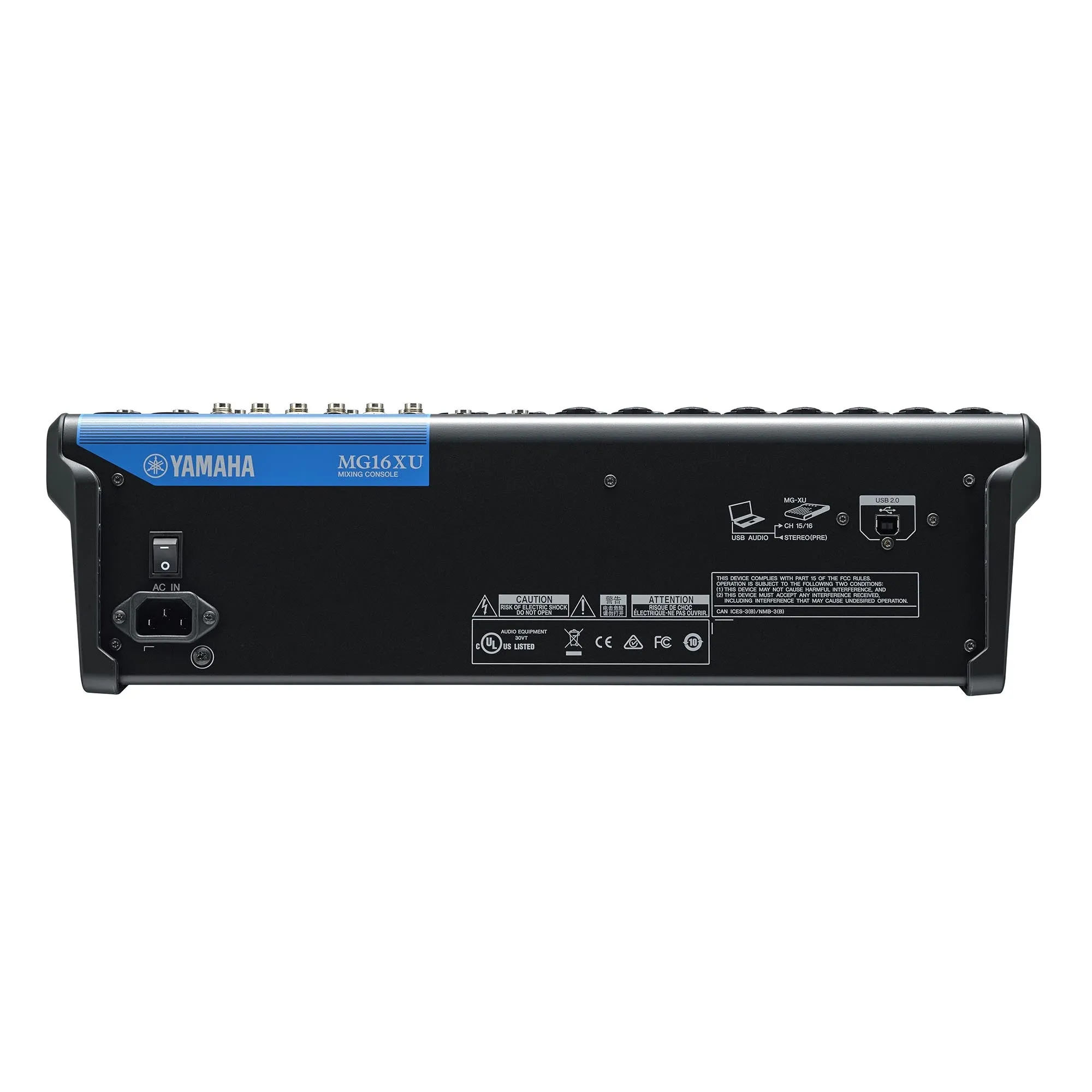 Yamaha 16-Input - 6-Bus Mixer - Single-Knob Compression - DSP - USB I/O