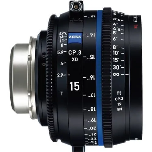 Zeiss CP.3 15mm T2.9 Feet XD eXtended Data Compact Prime Cine Lens for PL Mount